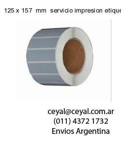 125 x 157  mm  servicio impresion etiquetas correlativas