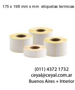 175 x 198 mm x mm  etiquetas termicas balanzas