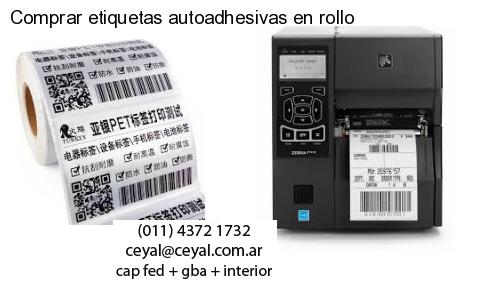 Comprar etiquetas autoadhesivas en rollo