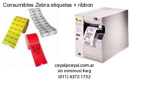 Consumibles Zebra etiquetas   ribbon