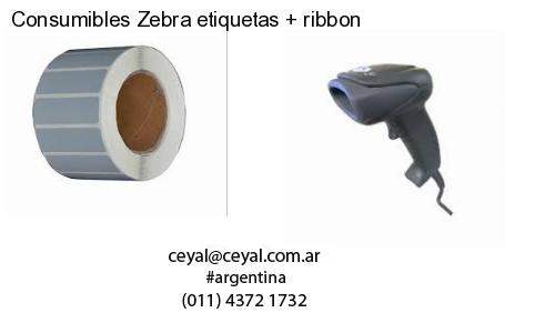 Consumibles Zebra etiquetas   ribbon