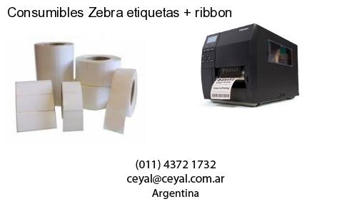 Consumibles Zebra etiquetas   ribbon