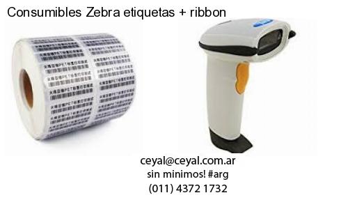 Consumibles Zebra etiquetas   ribbon