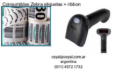 Consumibles Zebra etiquetas   ribbon