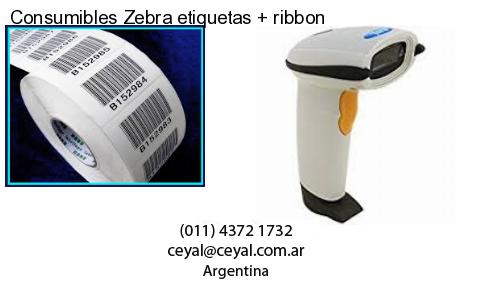 Consumibles Zebra etiquetas   ribbon