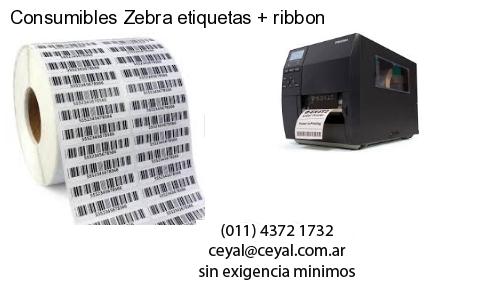 Consumibles Zebra etiquetas   ribbon