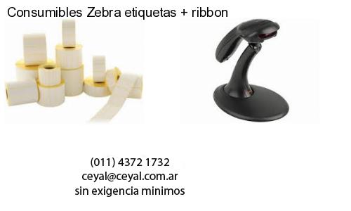 Consumibles Zebra etiquetas   ribbon