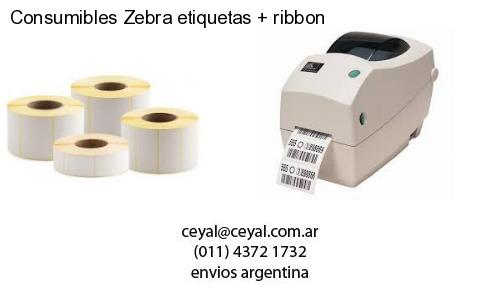 Consumibles Zebra etiquetas   ribbon