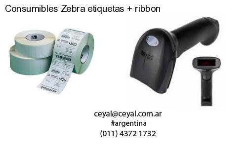 Consumibles Zebra etiquetas   ribbon