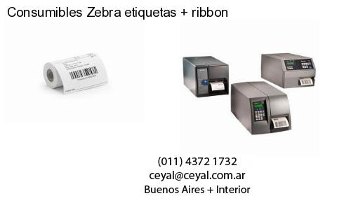 Consumibles Zebra etiquetas   ribbon