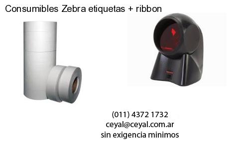 Consumibles Zebra etiquetas   ribbon