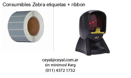 Consumibles Zebra etiquetas   ribbon