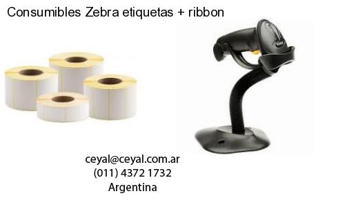 Consumibles Zebra etiquetas   ribbon