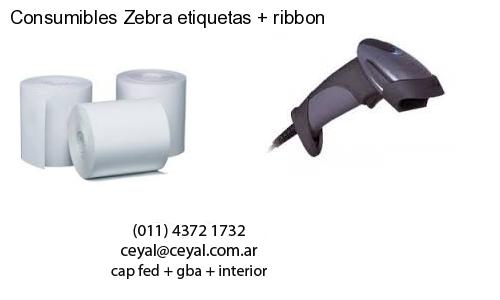 Consumibles Zebra etiquetas   ribbon