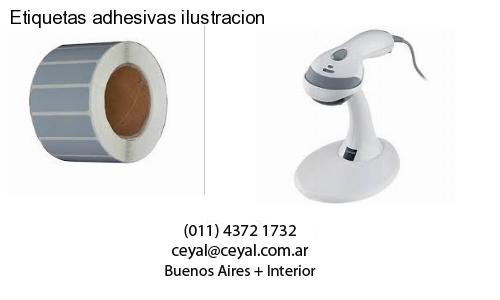 Etiquetas adhesivas ilustracion