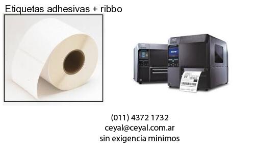 Etiquetas adhesivas   ribbo