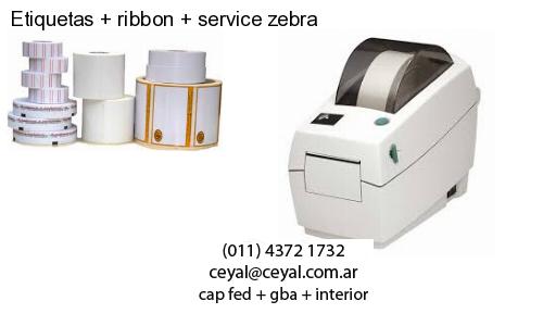 Etiquetas   ribbon   service zebra