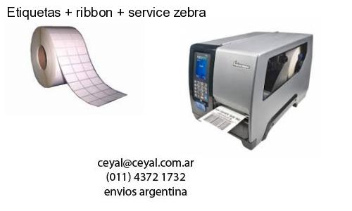 Etiquetas   ribbon   service zebra