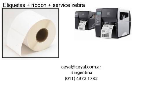 Etiquetas   ribbon   service zebra