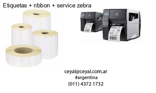 Etiquetas   ribbon   service zebra