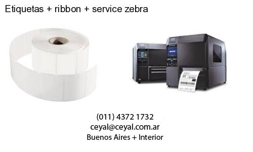 Etiquetas   ribbon   service zebra