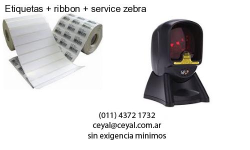 Etiquetas   ribbon   service zebra