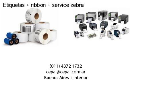 Etiquetas   ribbon   service zebra