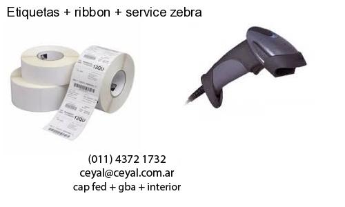 Etiquetas   ribbon   service zebra