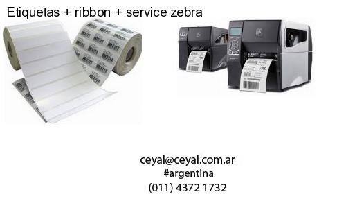 Etiquetas   ribbon   service zebra