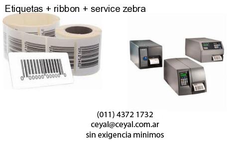 Etiquetas   ribbon   service zebra