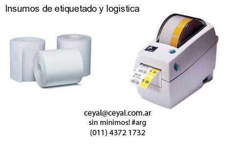 Insumos de etiquetado y logistica