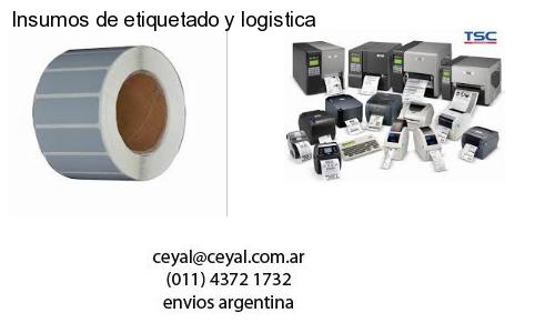 Insumos de etiquetado y logistica