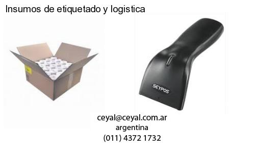 Insumos de etiquetado y logistica