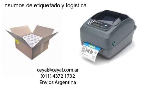 Insumos de etiquetado y logistica