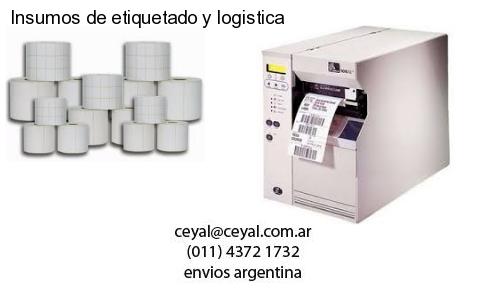 Insumos de etiquetado y logistica