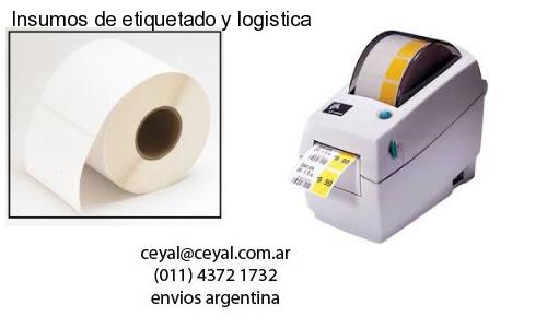 Insumos de etiquetado y logistica