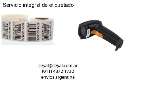 Servicio integral de etiquetado