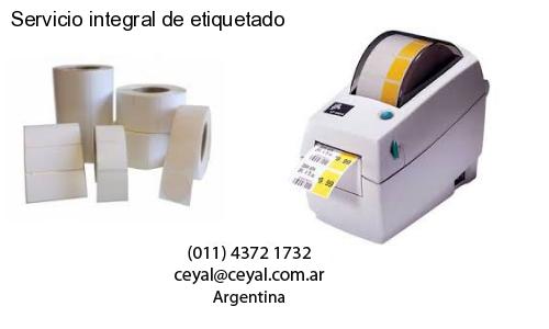 Servicio integral de etiquetado