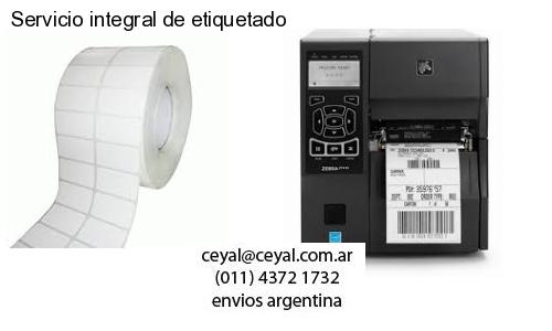 Servicio integral de etiquetado