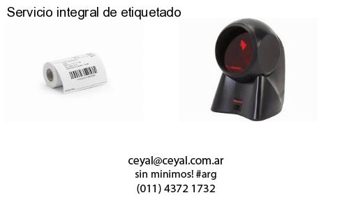 Servicio integral de etiquetado