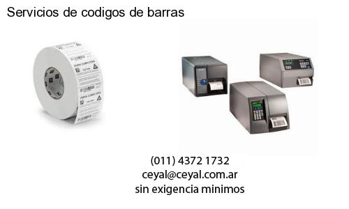 Servicios de codigos de barras