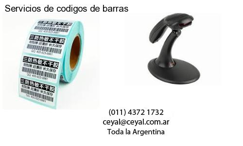 Servicios de codigos de barras