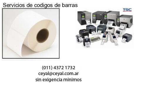 Servicios de codigos de barras