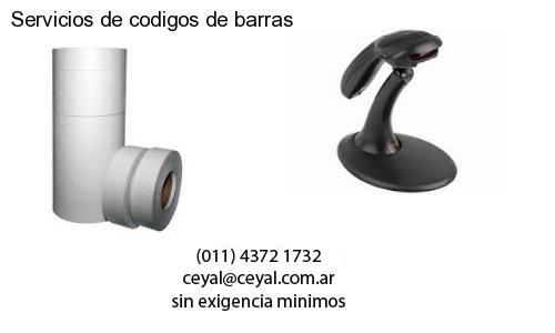 Servicios de codigos de barras