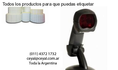 Todos los productos para que puedas etiquetar