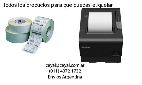 Todos los productos para que puedas etiquetar