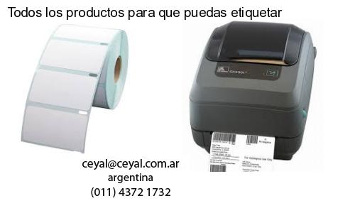 Todos los productos para que puedas etiquetar
