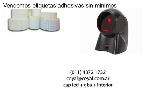 Vendemos etiquetas adhesivas sin minimos