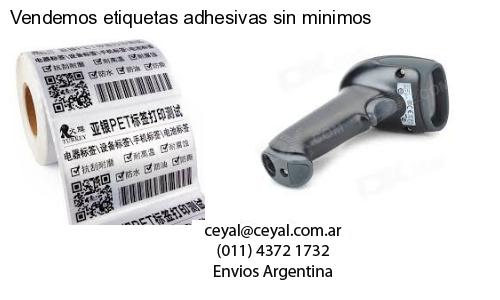 Vendemos etiquetas adhesivas sin minimos