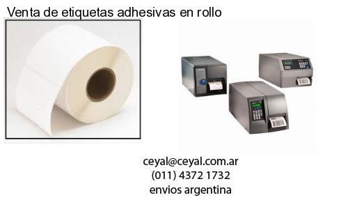 Venta de etiquetas adhesivas en rollo